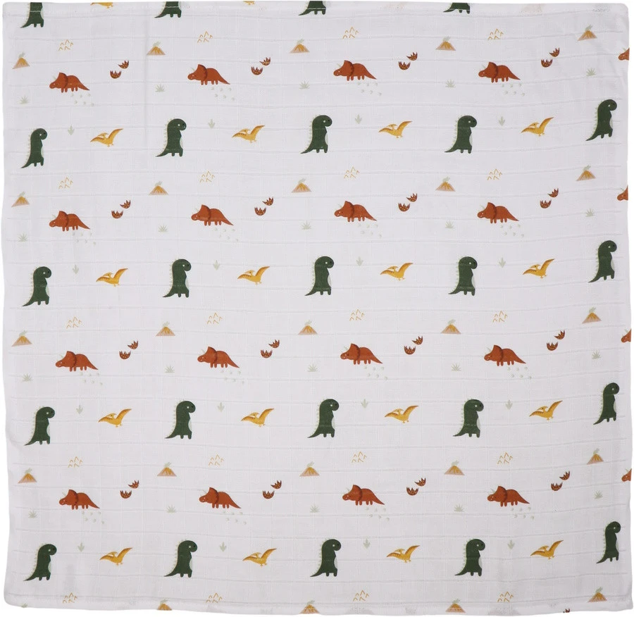 Blush & Blossom Dinosaurus 70 X 70 Cm 6 Stuks Hydrofiel Luiers TR-BB443413 - Afbeelding 5