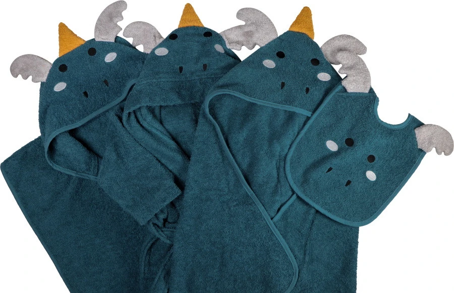 Blush & Blossom Dragon Diego Badstof Poncho TR-BB4208 7 Blush & Blossom Dragon Diego Badstof Poncho TR-BB4208 - Afbeelding 5