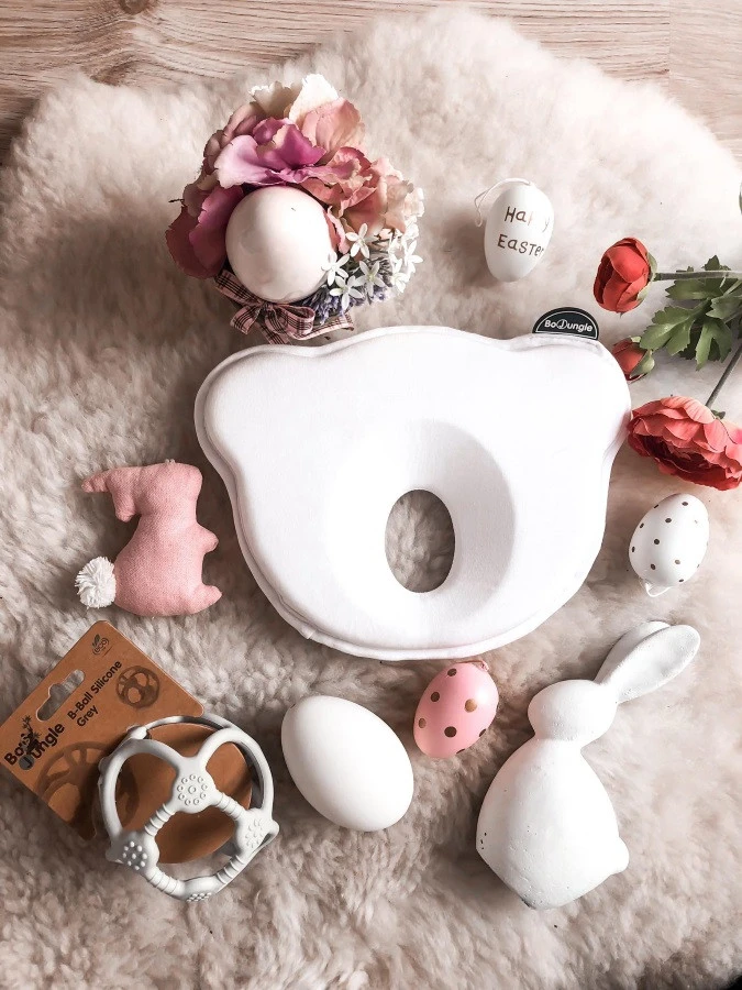 Bo Jungle B-Cosy Jersey Wit Ergonomisch Hoofdkussentje B800320 5 Bo Jungle B-Cosy Jersey Wit Ergonomisch Hoofdkussentje B800320 - Afbeelding 3