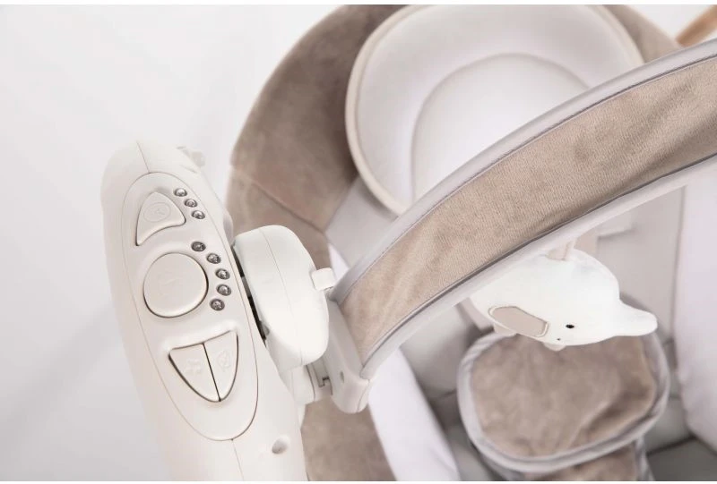 Bo Jungle B-Portable Swing Dolphy Pure White Wood Look Babyschommel B700650 - Afbeelding 4