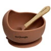 Bo Jungle B-Suction Bowl Terracotta Kommetje Met Lepel B500690 -Dirkje || Jollein || bébé-jou Verkoopwinkel bo jungle b suction bowl terracotta kommetje met lepel b500690 2