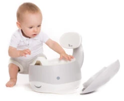 Bo Jungle Walvis Grijs Baby Potje B410410 -Dirkje || Jollein || bébé-jou Verkoopwinkel bo jungle walvis grijs baby potje b410410