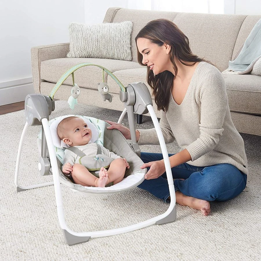 Bright Starts Ingenuity Comfort2Go Portable Swing Kendrick Babyschommel K11442 - Afbeelding 6
