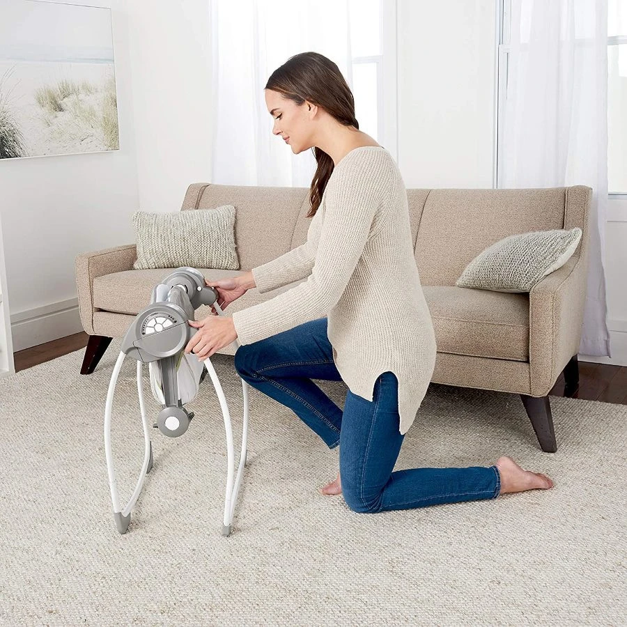 Bright Starts Ingenuity Comfort2Go Portable Swing Kendrick Babyschommel K11442 - Afbeelding 7