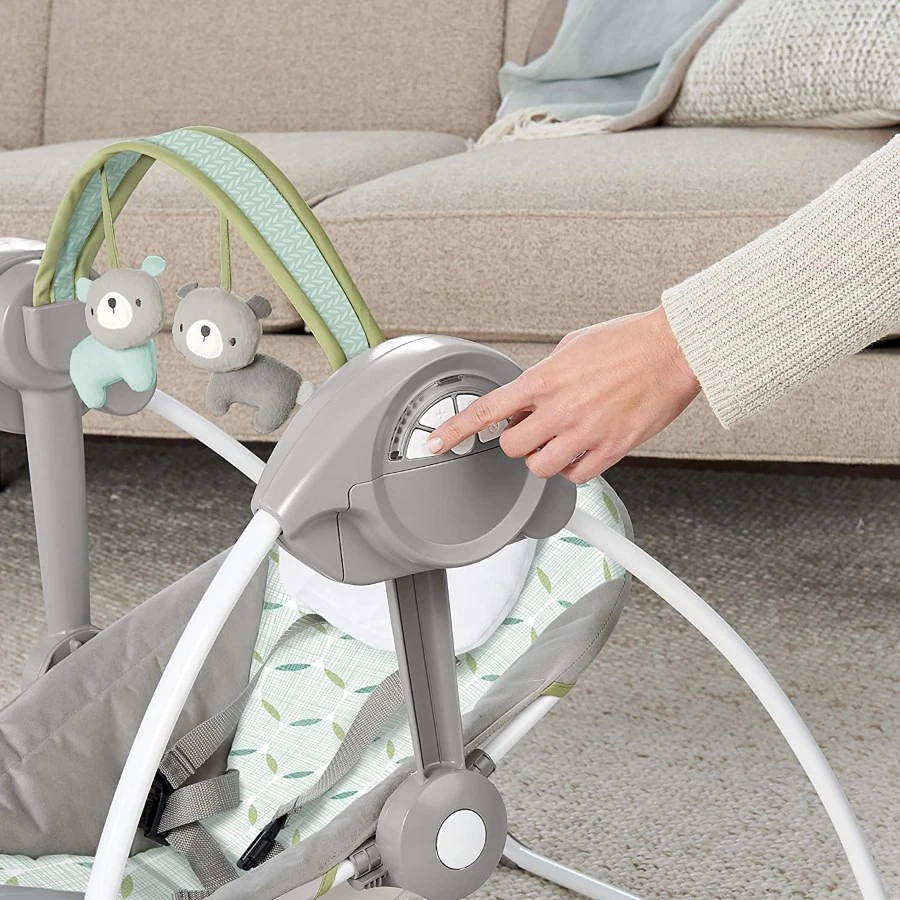Bright Starts Ingenuity Comfort2Go Portable Swing Kendrick Babyschommel K11442 - Afbeelding 8