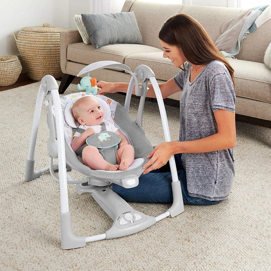 Bright Starts Ingenuity Power Adapt Portable Swing Wimberly Babyschommel K12322 10 Bright Starts Ingenuity Power Adapt Portable Swing Wimberly Babyschommel K12322 - Afbeelding 8