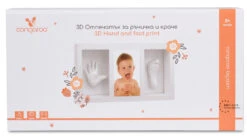 Cangaroo 3D Hand And Footprint Gipsafdruk Kit Met Fotolijst -Dirkje || Jollein || bébé-jou Verkoopwinkel cangaroo 3d hand and footprint gipsafdruk kit met fotolijst 2