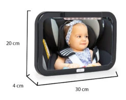 Cangaroo Autospiegel Met LED Licht 109396 -Dirkje || Jollein || bébé-jou Verkoopwinkel cangaroo autospiegel met led licht 109396 9