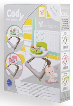 Cangaroo Baby Walker Cody Green Loopstoel 3968 -Dirkje || Jollein || bébé-jou Verkoopwinkel cangaroo baby walker cody green loopstoel 3968 7