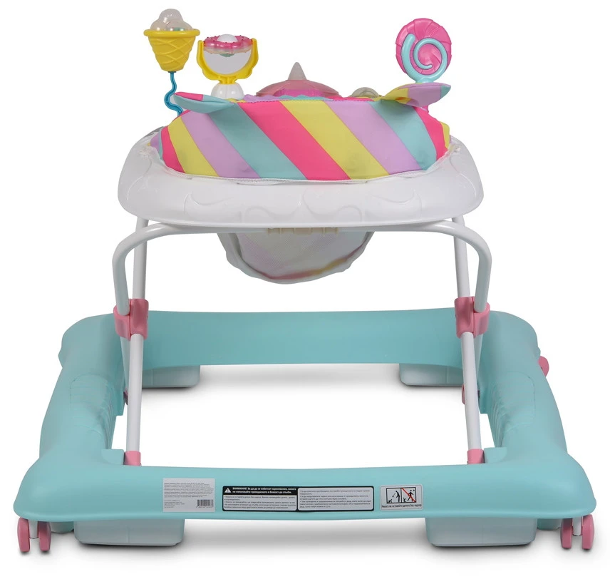 Cangaroo Baby Walker Unicorn Blue Loopstoel 4033 - Afbeelding 5