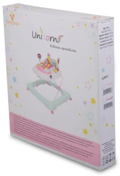 Cangaroo Baby Walker Unicorn Pink Loopstoel 4040 -Dirkje || Jollein || bébé-jou Verkoopwinkel cangaroo baby walker unicorn pink loopstoel 4040 12
