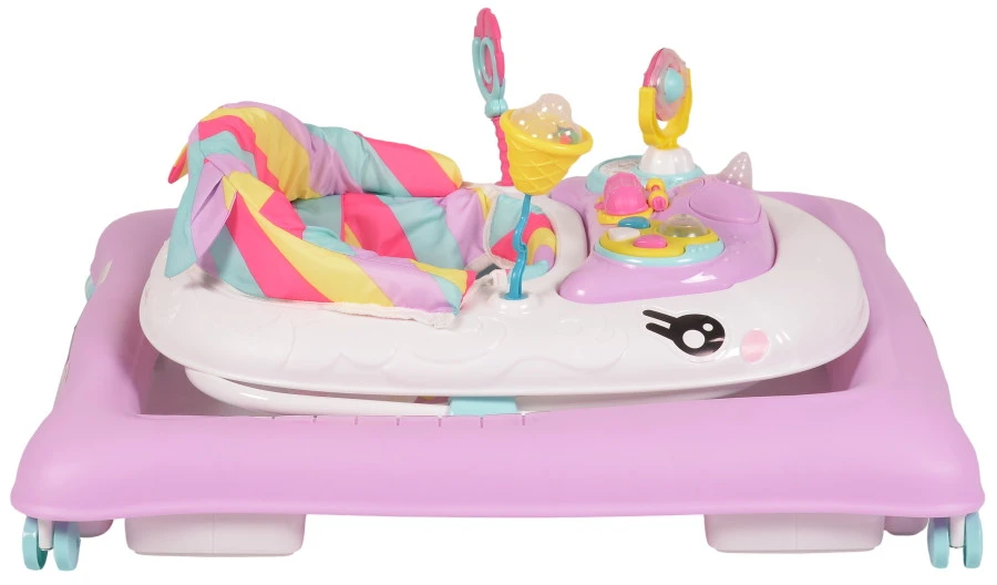 Cangaroo Baby Walker Unicorn Pink Loopstoel 4040 - Afbeelding 5