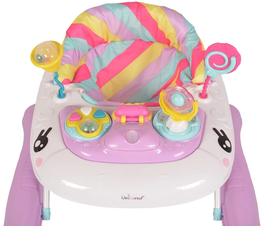 Cangaroo Baby Walker Unicorn Pink Loopstoel 4040 - Afbeelding 6