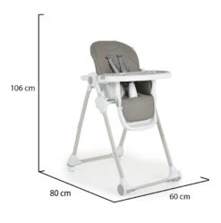 Cangaroo Brownie Grey Kinderstoel -Dirkje || Jollein || bébé-jou Verkoopwinkel cangaroo brownie grey kinderstoel 13