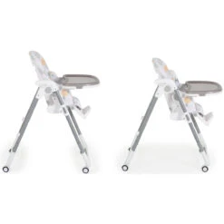 Cangaroo Bueno Grijs Kinderstoel 109979 -Dirkje || Jollein || bébé-jou Verkoopwinkel cangaroo bueno grijs kinderstoel 109979 4