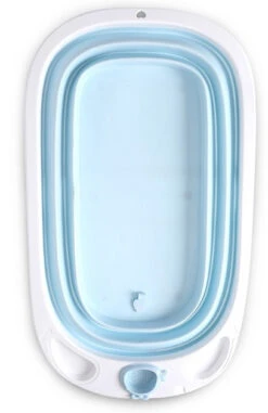 Cangaroo Carribean Blue Opvouwbaar Badje -Dirkje || Jollein || bébé-jou Verkoopwinkel cangaroo carribean blue opvouwbaar badje3