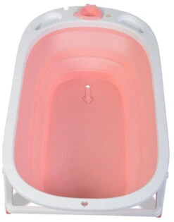 Cangaroo Carribean Pink Opvouwbaar Badje -Dirkje || Jollein || bébé-jou Verkoopwinkel cangaroo carribean pink opvouwbare badkuip 3