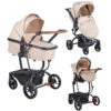 Cangaroo Ellada Beige 3-in-1 Combi Kinderwagen Incl. Autostoel