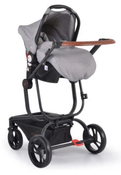 Cangaroo Ellada Grey 3-in-1 Combi Kinderwagen Incl. Autostoel -Dirkje || Jollein || bébé-jou Verkoopwinkel cangaroo ellada grey 3 in 1 kinderwagen incl. autostoel 14