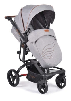 Cangaroo Ellada Grey 3-in-1 Combi Kinderwagen Incl. Autostoel -Dirkje || Jollein || bébé-jou Verkoopwinkel cangaroo ellada grey 3 in 1 kinderwagen incl. autostoel 5