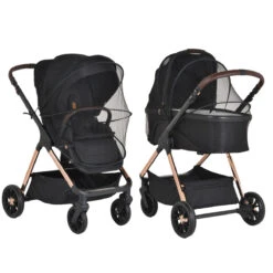Cangaroo Empire Black 3-in-1 Kinderwagen Incl. Autostoel -Dirkje || Jollein || bébé-jou Verkoopwinkel cangaroo empire black 3 in 1 kinderwagen incl. autostoel 10