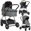 Cangaroo Empire Dark Grey 3-in-1 Kinderwagen Incl. Autostoel -Dirkje || Jollein || bébé-jou Verkoopwinkel cangaroo empire dark grey 3 in 1 kinderwagen incl. autostoel 1