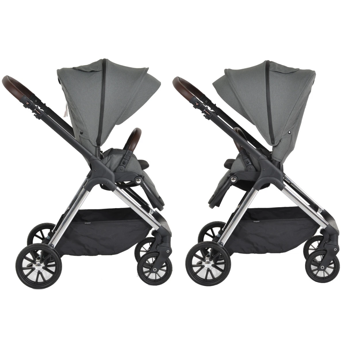 Cangaroo Empire Dark Grey 3-in-1 Kinderwagen Incl. Autostoel 13 Cangaroo Empire Dark Grey 3-in-1 Kinderwagen Incl. Autostoel - Afbeelding 11
