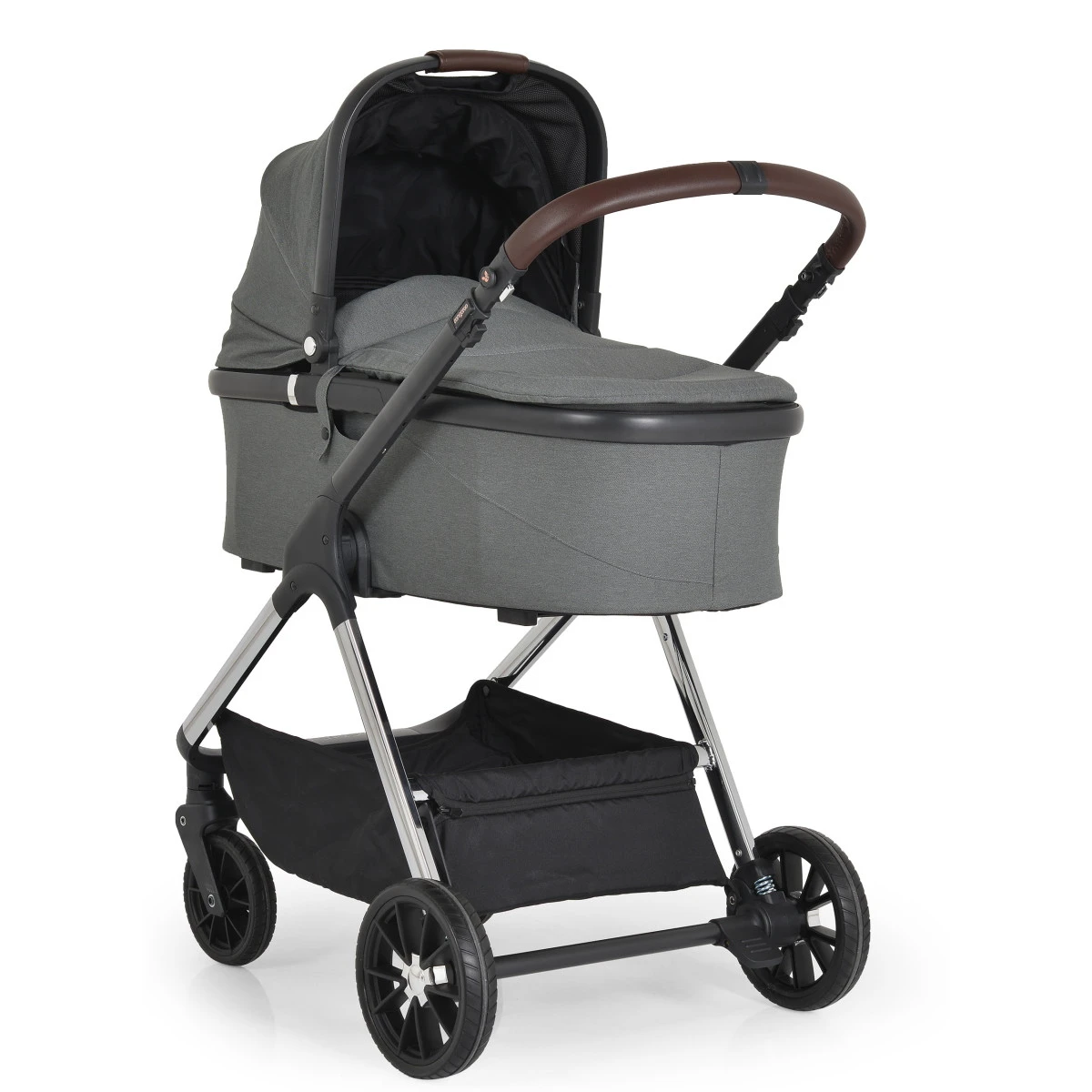Cangaroo Empire Dark Grey 3-in-1 Kinderwagen Incl. Autostoel 4 Cangaroo Empire Dark Grey 3-in-1 Kinderwagen Incl. Autostoel - Afbeelding 2