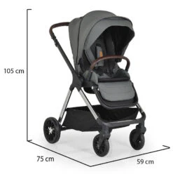 Cangaroo Empire Dark Grey 3-in-1 Kinderwagen Incl. Autostoel 41 Cangaroo Empire Dark Grey 3-in-1 Kinderwagen Incl. Autostoel -Dirkje || Jollein || bébé-jou Verkoopwinkel cangaroo empire dark grey 3 in 1 kinderwagen incl. autostoel 20