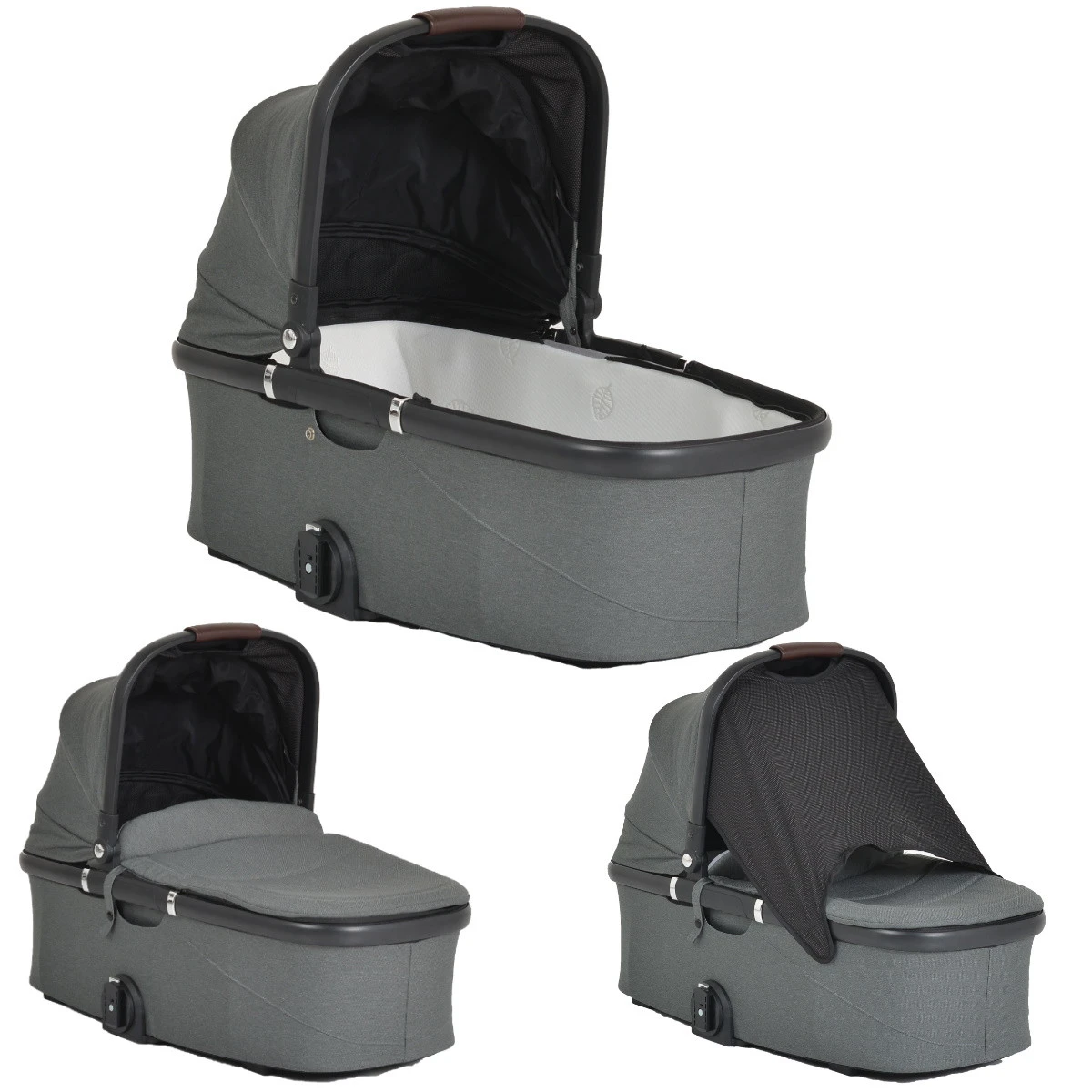 Cangaroo Empire Dark Grey 3-in-1 Kinderwagen Incl. Autostoel 8 Cangaroo Empire Dark Grey 3-in-1 Kinderwagen Incl. Autostoel - Afbeelding 6
