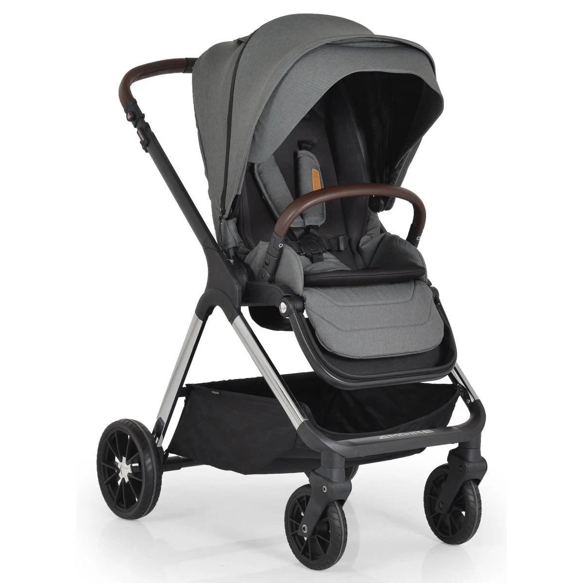 Cangaroo Empire Dark Grey 3-in-1 Kinderwagen Incl. Autostoel 11 Cangaroo Empire Dark Grey 3-in-1 Kinderwagen Incl. Autostoel - Afbeelding 9