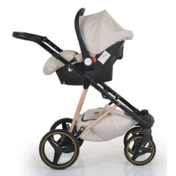 Cangaroo Florence Beige 3-in-1 Kinderwagen Incl. Autostoel 109994 -Dirkje || Jollein || bébé-jou Verkoopwinkel cangaroo florence beige 3 in 1 kinderwagen incl. autostoel 109994 19