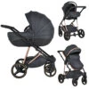Cangaroo Florence Black 3-in-1 Kinderwagen Incl. Autostoel 109997