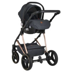 Cangaroo Florence Black 3-in-1 Kinderwagen Incl. Autostoel 109997 -Dirkje || Jollein || bébé-jou Verkoopwinkel cangaroo florence black 3 in 1 kinderwagen incl. autostoel 109997 18