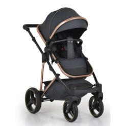 Cangaroo Florence Black 3-in-1 Kinderwagen Incl. Autostoel 109997 -Dirkje || Jollein || bébé-jou Verkoopwinkel cangaroo florence black 3 in 1 kinderwagen incl. autostoel 109997 7