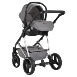 Cangaroo Florence Grey 3-in-1 Kinderwagen Incl. Autostoel 109996 -Dirkje || Jollein || bébé-jou Verkoopwinkel cangaroo florence grey 3 in 1 kinderwagen incl. autostoel 109996 18