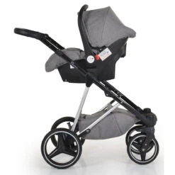 Cangaroo Florence Grey 3-in-1 Kinderwagen Incl. Autostoel 109996 -Dirkje || Jollein || bébé-jou Verkoopwinkel cangaroo florence grey 3 in 1 kinderwagen incl. autostoel 109996 19