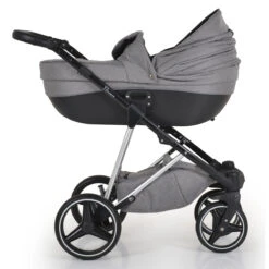 Cangaroo Florence Grey 3-in-1 Kinderwagen Incl. Autostoel 109996 -Dirkje || Jollein || bébé-jou Verkoopwinkel cangaroo florence grey 3 in 1 kinderwagen incl. autostoel 109996 3