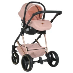 Cangaroo Florence Pink 3-in-1 Kinderwagen Incl. Autostoel 109995 -Dirkje || Jollein || bébé-jou Verkoopwinkel cangaroo florence pink 3 in 1 kinderwagen incl. autostoel 109995 18