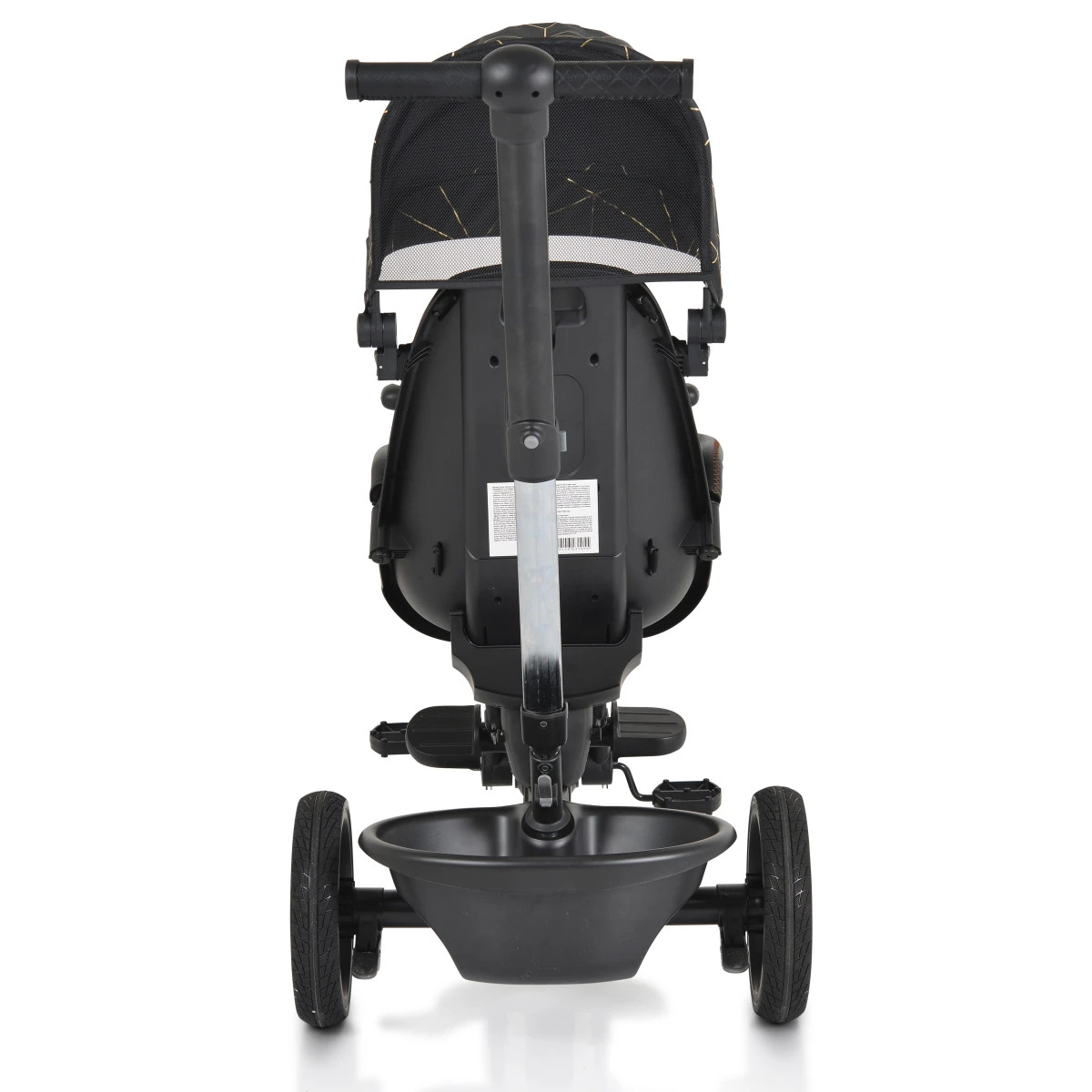 Cangaroo Fusion Black Driewieler Met Duwstang 110337 5 Cangaroo Fusion Black Driewieler Met Duwstang 110337 - Afbeelding 3