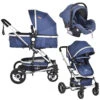 Cangaroo Gigi Denim 3-in-1 Combi Kinderwagen Incl. Autostoel -Dirkje || Jollein || bébé-jou Verkoopwinkel cangaroo gigi denim 3 in 1 combi kinderwagen 1