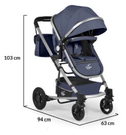 Cangaroo Gigi Denim 3-in-1 Combi Kinderwagen Incl. Autostoel -Dirkje || Jollein || bébé-jou Verkoopwinkel cangaroo gigi denim 3 in 1 combi kinderwagen 16