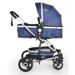 Cangaroo Gigi Denim 3-in-1 Combi Kinderwagen Incl. Autostoel -Dirkje || Jollein || bébé-jou Verkoopwinkel cangaroo gigi denim 3 in 1 combi kinderwagen 2
