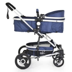 Cangaroo Gigi Denim 3-in-1 Combi Kinderwagen Incl. Autostoel -Dirkje || Jollein || bébé-jou Verkoopwinkel cangaroo gigi denim 3 in 1 combi kinderwagen 4