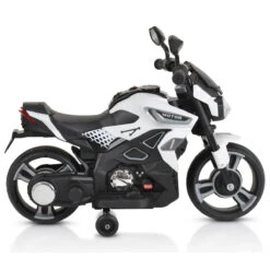 Cangaroo Houston White Elektrische Kinder Motor 110243 -Dirkje || Jollein || bébé-jou Verkoopwinkel cangaroo houston white elektrische kinder motor 110243 2