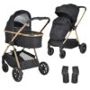 Cangaroo Hydra Black 2-in-1 Kinderwagen Incl. Adapter -Dirkje || Jollein || bébé-jou Verkoopwinkel cangaroo hydra black 2 in 1 kinderwagen incl. adapter 1