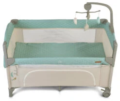Cangaroo Indiana Mint Campingbed -Dirkje || Jollein || bébé-jou Verkoopwinkel cangaroo indiana mint campingbed 4