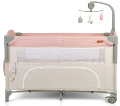 Cangaroo Indiana Pink Campingbed 11 Cangaroo Indiana Pink Campingbed -Dirkje || Jollein || bébé-jou Verkoopwinkel cangaroo indiana pink campingbed 2