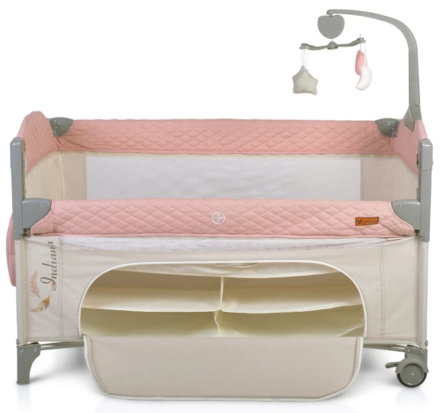 Cangaroo Indiana Pink Campingbed 7 Cangaroo Indiana Pink Campingbed - Afbeelding 5