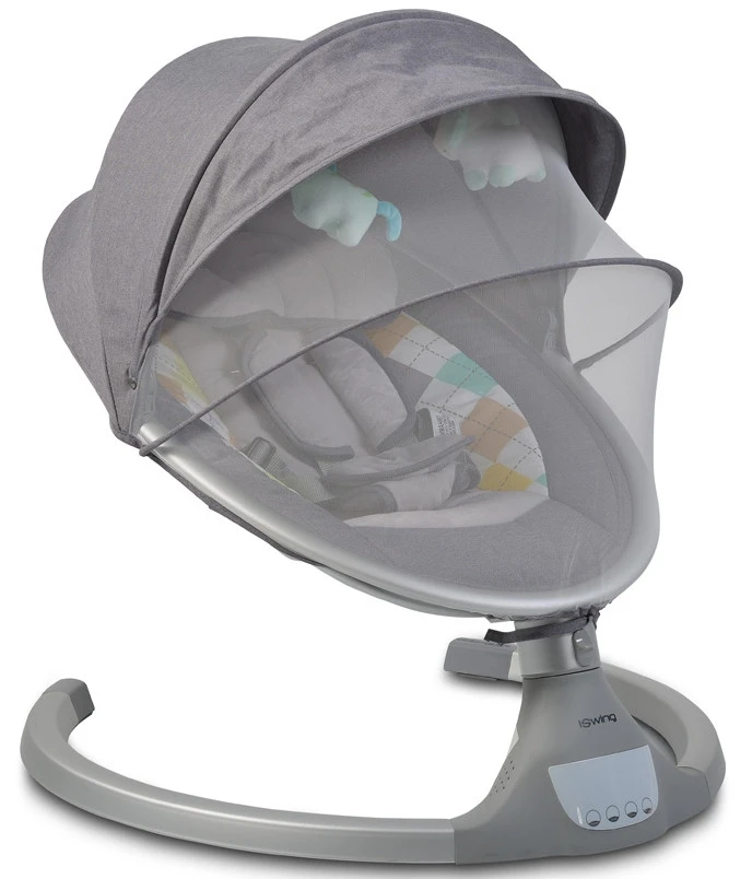 Cangaroo ISwing Light Grey Babyschommel 8116 9 Cangaroo ISwing Light Grey Babyschommel 8116 - Afbeelding 7